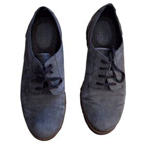 Women's 8M Brogues BOC Brush Gray Vegan Suede Lace Up Oxford Walkers
